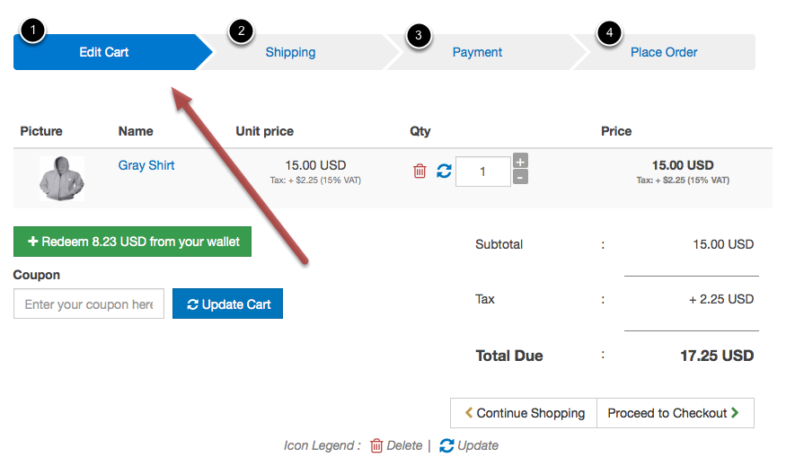 standard-checkout-process